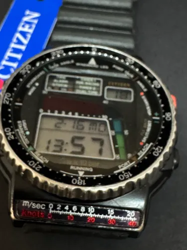 Citizen Windsurf D120 (( Blackout )) caixa preta ** 