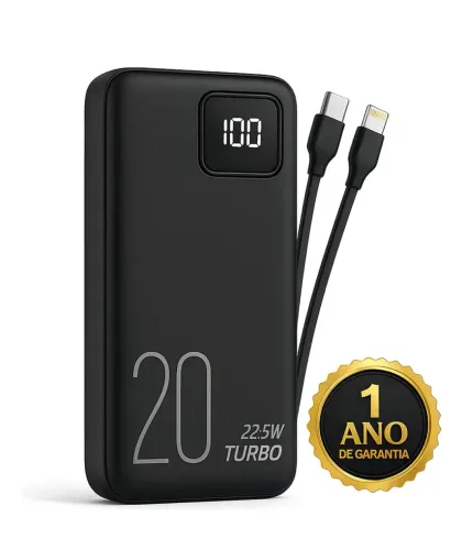 Carregador portátil Power-Bank Turbo