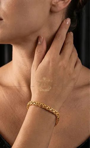 Pulseira Palmeira em Ouro 18K 750