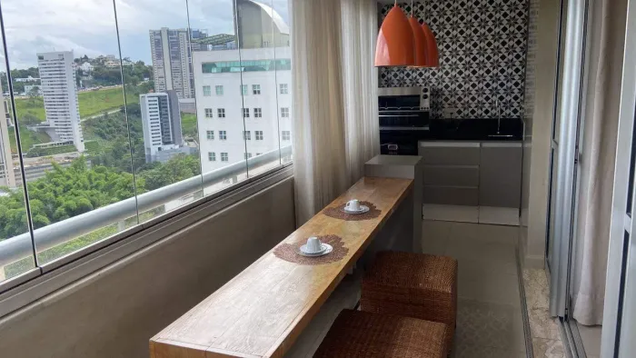 Apartamento para locação, 115m², 3 quartos, 1 suíte e 2 lavabos, no condomínio Cennario, V