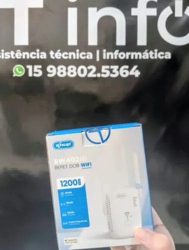 Repetidor Wi-Fi Knup RW402/G 1200Mbps