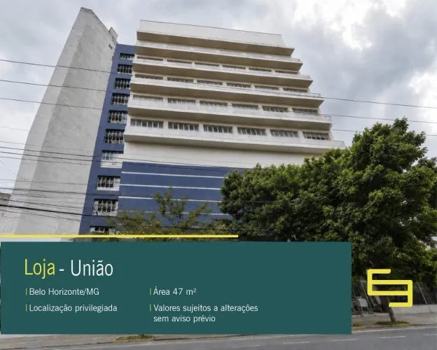 Loja à venda no bairro União em Belo Horizonte/MG.