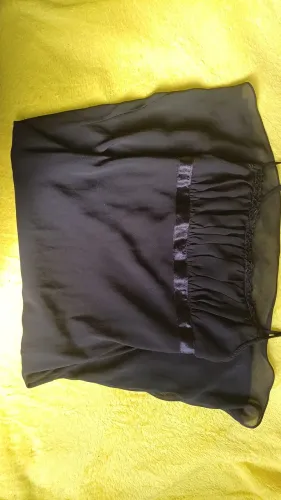 Vestido Curto Preto Delicado c/ Alcinha - Retirada em Maceió/AL