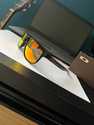 Oakley Holbrook R Polished Black com lentes Ruby! 