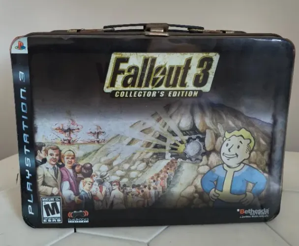 Jogo Ps3 Fallout 3 Collector's Edition, disco do jogo lacrado, Bathesda
