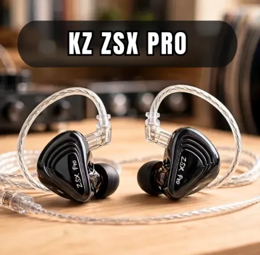 Fone KZ ZSX PRO 12 Drivers - Lançamento Retorno de palco profissional
