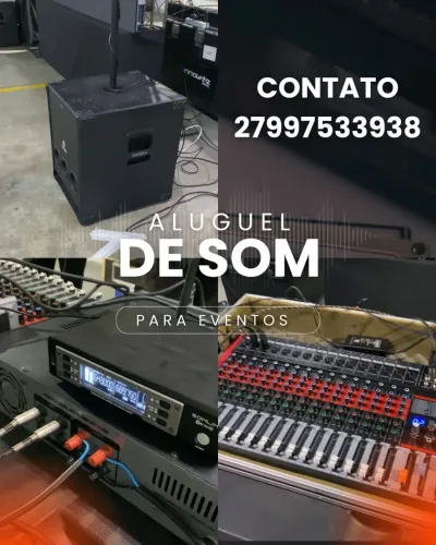 SONORIZAÇÃO DO SEU EVENTO