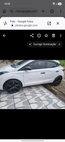 Jogo de rodas 17 com pneus meia vida  perfil baixo