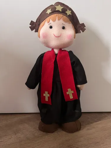 boneco decorativo padre festa junina