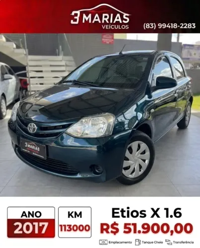 Toyota Etios X 1.3 Flex 16V 5P Mec. 2017