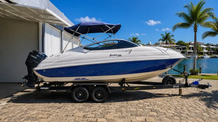 Lancha Focker 215 - Motor Yamaha 4 tempos