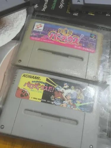 2 parodius lote original snes