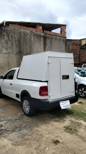 Bau de alumínio para saveiro