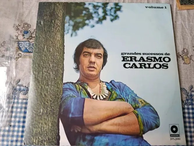 LP (Disco de vinil) Erasmo Carlos: Grandes sucessos - Jovem Guarda - novo!