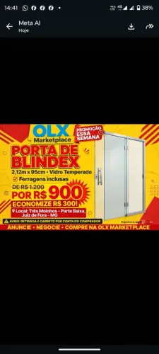 Porta e Janela de blindex