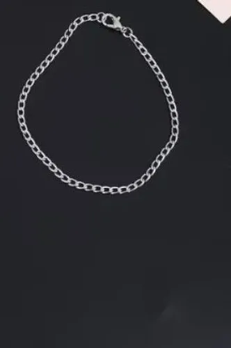 Pulseira corrente aço inoxidável masculina