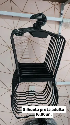 Silhueta preta Adulta 