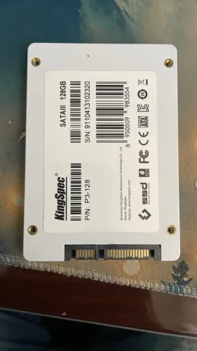 SSD KingSpec 128GB SATA - Perfeito Estado - Ótimo para Upgrade