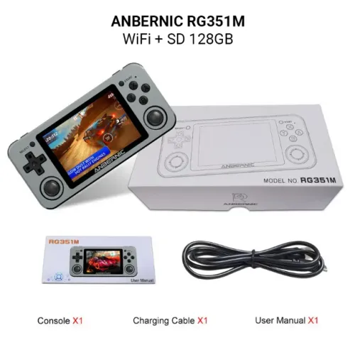 Console portátil AMBERNIC RG351M + 128GB