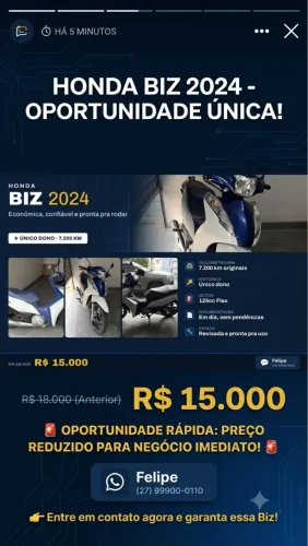 Honda Biz 2024