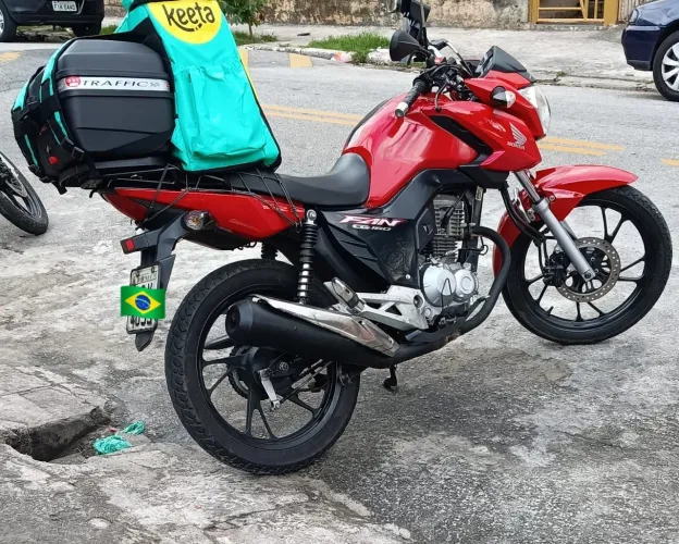 CG FAN 160 2019 FLEX VERMELHA. LER ANÚNCIO