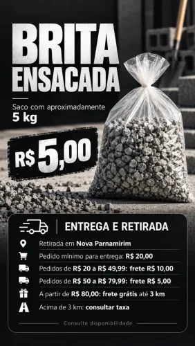 Brita ensacada 5kg