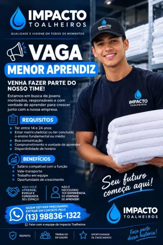 Vaga para ajudante de motorista