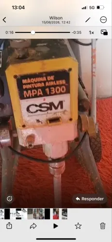 Vendo uma máquina de pintura Airless