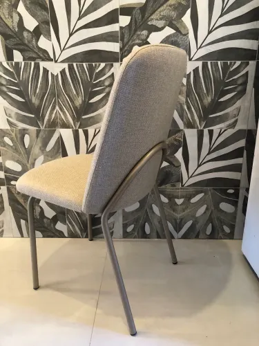 Cadeira Dubai Dara Aço/Tecido