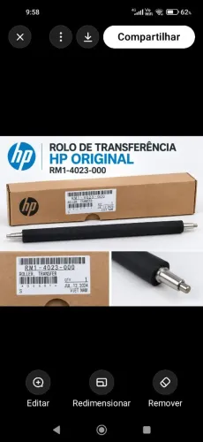 ROLO DE TRANSFERÊNCIA ORIGINAL HP - RM1-4023-000