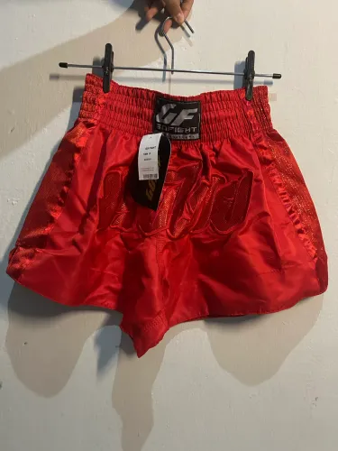SHORT MUAY THAI VERMELHO P