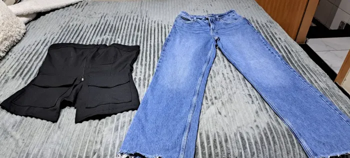 Calça jeans feminina zara tamanho 38
