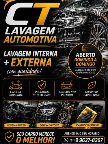 Lavagem Automotiva - Estética e Higienização.