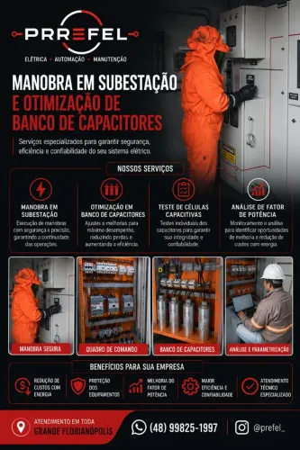 Manutenção em Subestação e Otimização de Banco de Capacitores