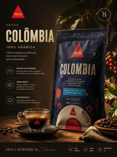 Café Delta - Origens- Colômbia 