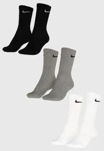 Kit com 3 meias Nike cano alto