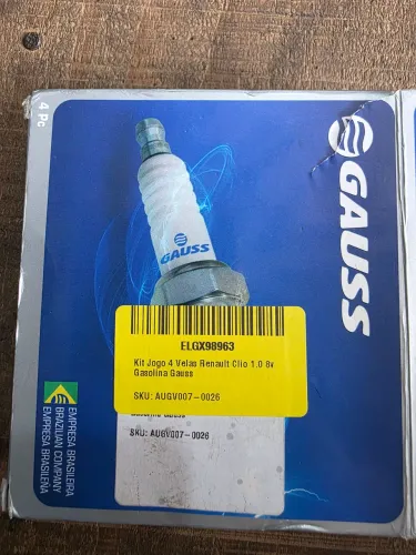 Vela 8v Renault clio novo