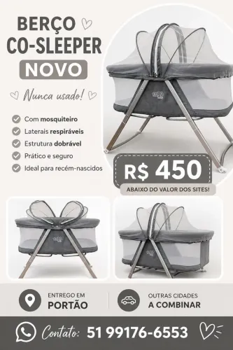 Berço portátil novo 