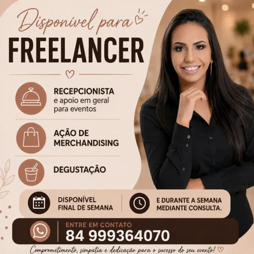 Disponível para freelancer 