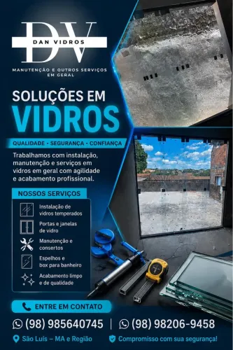 Vidros e alumínio