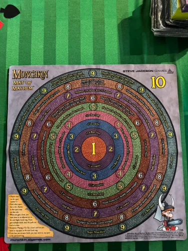 Playmat Munchkin mat of mayhem original em perfeito estado
