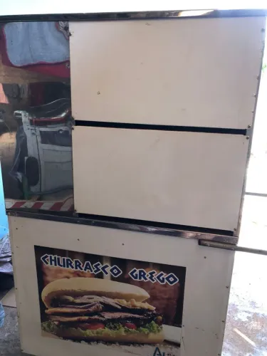 Carrinho de churrasco grego 