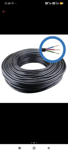 Cabo PP 3 x 1.5mm 10 Metros 