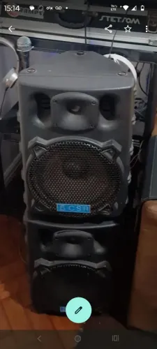 Vendo caixas ativa e passivas csr e amplificador de potência unic Z-200
