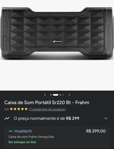 Vendo Duas Caixas de som Frahm por 300