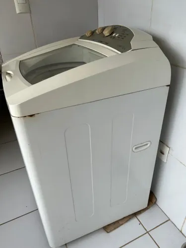 Máquina de lavar roupas GE 15kg branca