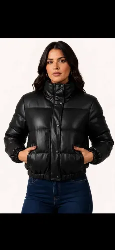 DESAPEGO HOJE! Puffer Preta G NOVA R$ 120