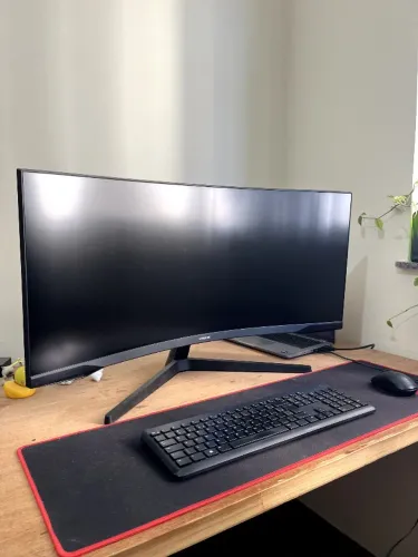 Monitor Samsung Gamer Odyssey G5 34" Na Caixa HDMI Display Port FreeSync Premium