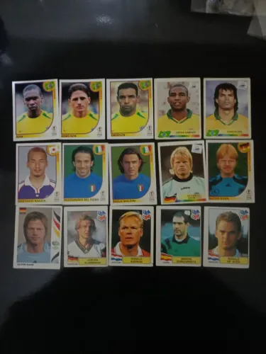 Figurinhas copas 1994/1998 e 2002