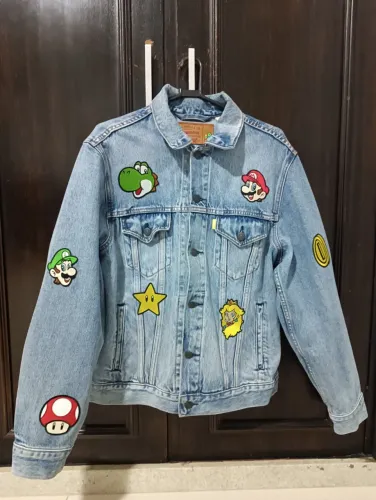 jaqueta trucker levis super mario